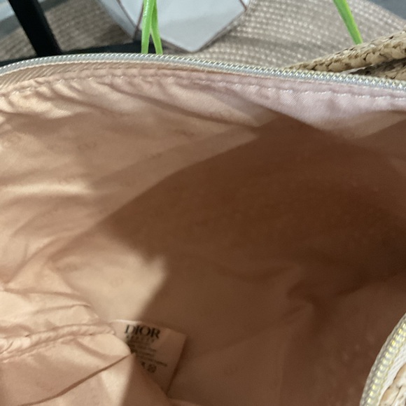 Tan Raffia Woven Wristlet - Picture 5 of 8